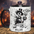 Personalized Nightmare Accent Mug Custom Name Halloween Gift Accent Mug GradoCreations