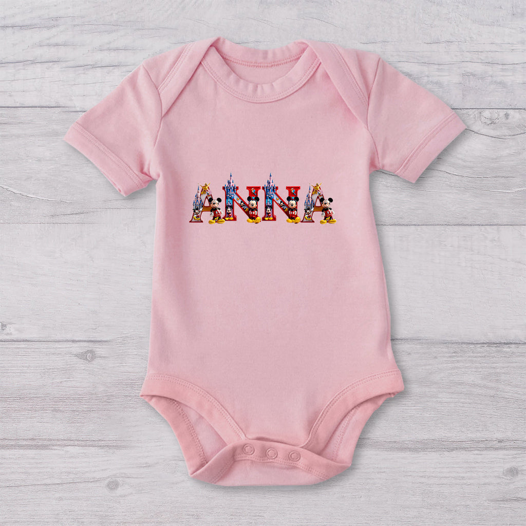 Personalized Mickey Mouse T-shirt and Baby Onesie Gift for Mother's Day T-shirt And Baby Onesie GradoCreations