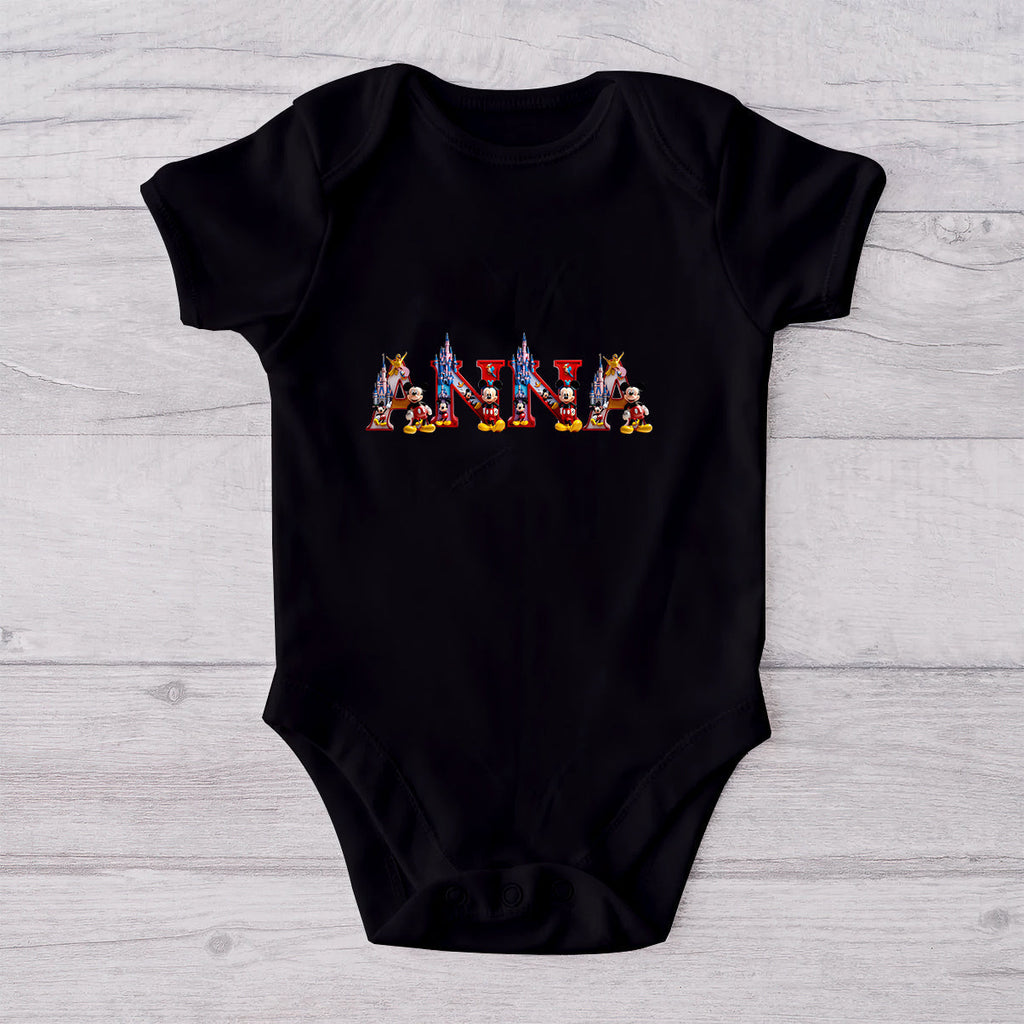 Personalized Mickey Mouse T-shirt and Baby Onesie Gift for Mother's Day T-shirt And Baby Onesie GradoCreations