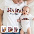 Personalized Mickey Mouse T-shirt and Baby Onesie Gift for Mother's Day T-shirt And Baby Onesie GradoCreations