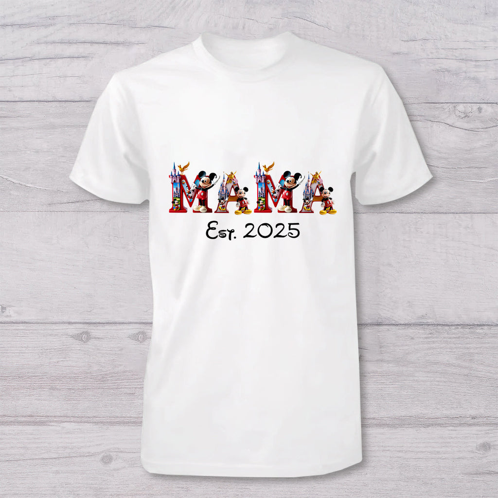 Personalized Mickey Mouse T-shirt and Baby Onesie Gift for Mother's Day T-shirt And Baby Onesie GradoCreations