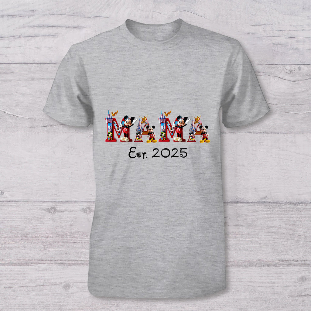 Personalized Mickey Mouse T-shirt and Baby Onesie Gift for Mother's Day T-shirt And Baby Onesie GradoCreations