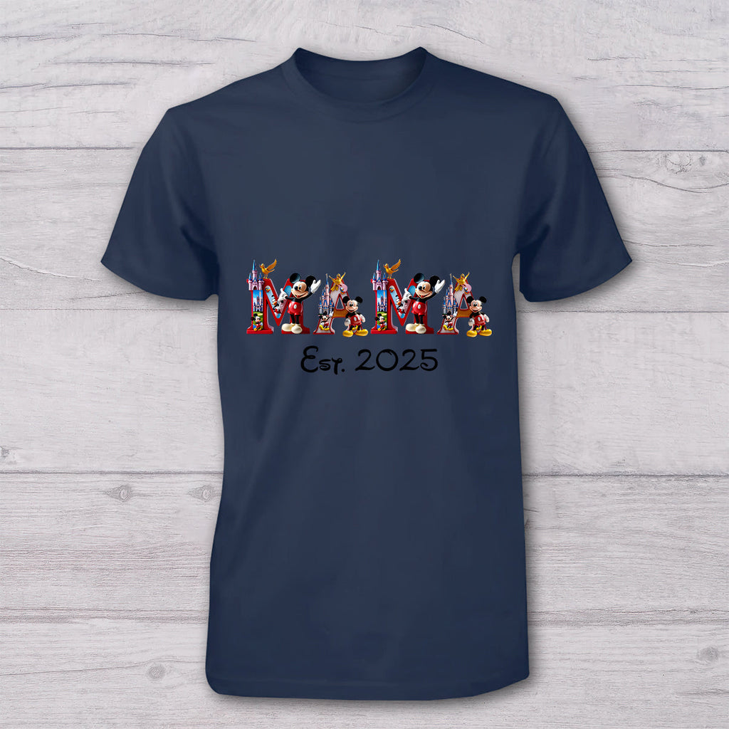 Personalized Mickey Mouse T-shirt and Baby Onesie Gift for Mother's Day T-shirt And Baby Onesie GradoCreations