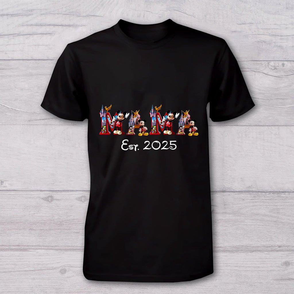 Personalized Mickey Mouse T-shirt and Baby Onesie Gift for Mother's Day T-shirt And Baby Onesie GradoCreations