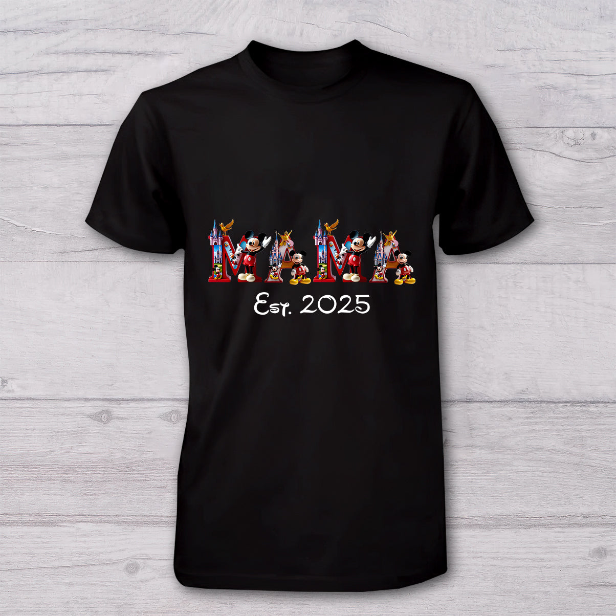 Personalized Mickey Mouse T-shirt and Baby Onesie Gift for Mother's Day T-shirt And Baby Onesie GradoCreations