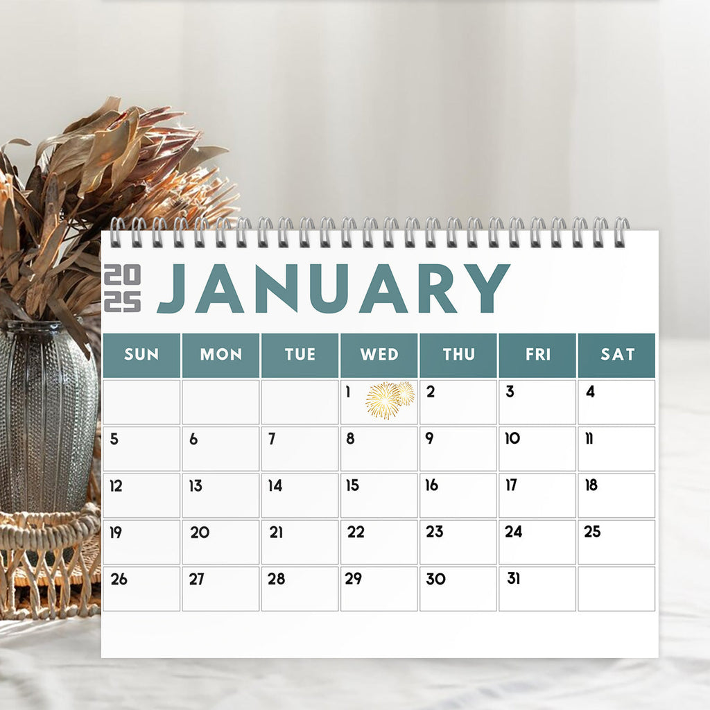 Personalized Chill Weed Wall & Desk Calendar 2025 Gift Wall Calendar & Desk Calendar GradoCreations