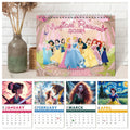 Personalized Wall & Desk Calendar Custom Name 2025 Gift for Kids Wall Calendar & Desk Calendar GradoCreations
