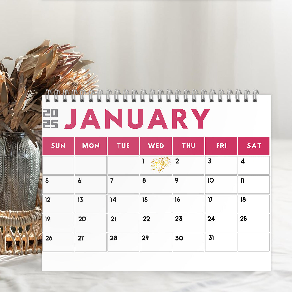 Personalized Wall & Desk Calendar Custom Name 2025 Gift for Kids Wall Calendar & Desk Calendar GradoCreations