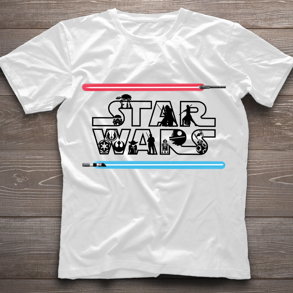 Personalized Star Wars T-shirt and Hoodie Gift for Fans T-shirt & Hoodie GradoCreations