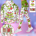 Personalized Mama Grinch Hoodie and Leggings Set for Mom | Christmas Gift Hoodie & Leggings GradoCreations