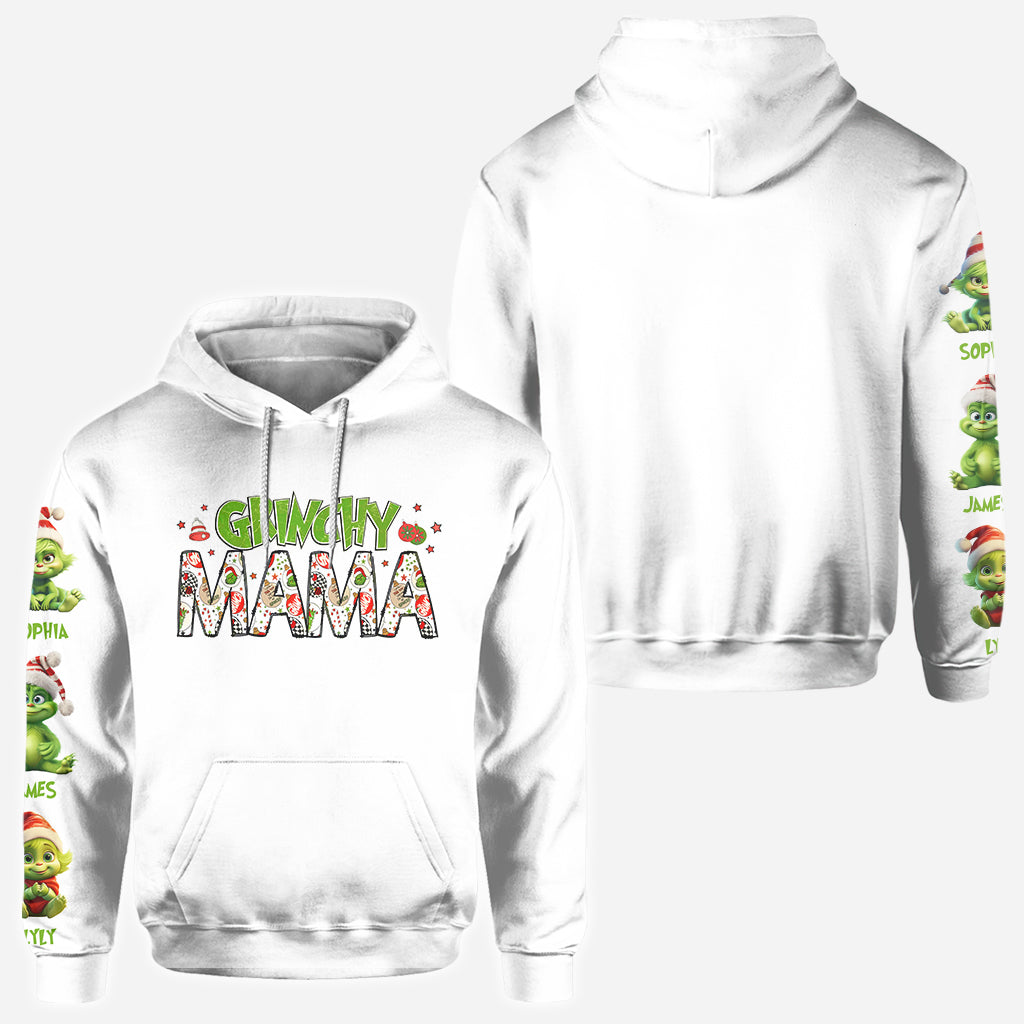 Personalized Grinch Mama All Over Shirt for Christmas Gift All Over Shirt GradoCreations
