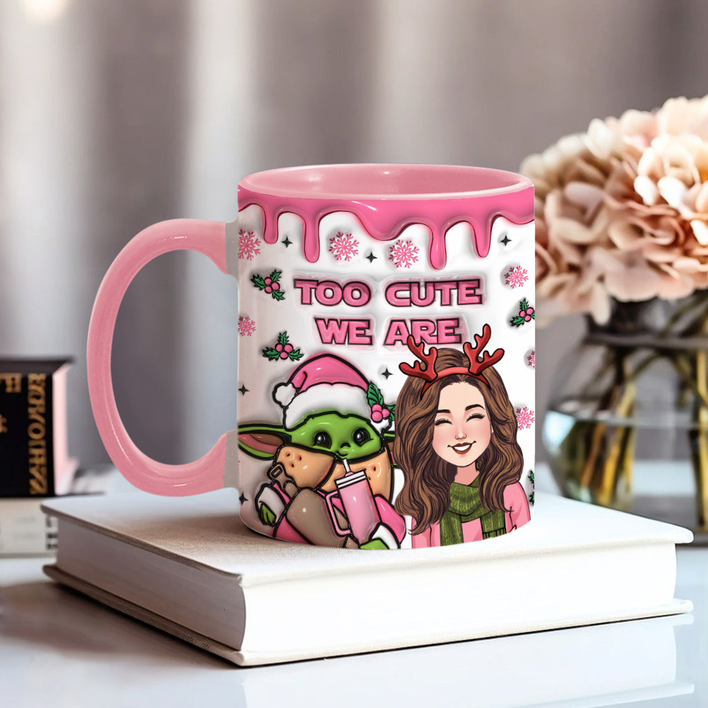 Personalized Cute Accent Mug Custom Name Gift for Mom Accent Mug GradoCreations