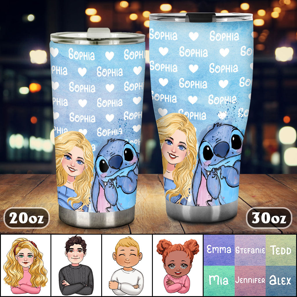Personalized Ohana Tumbler Custom Name Gift for Kids | GradoCreations Tumbler GradoCreations
