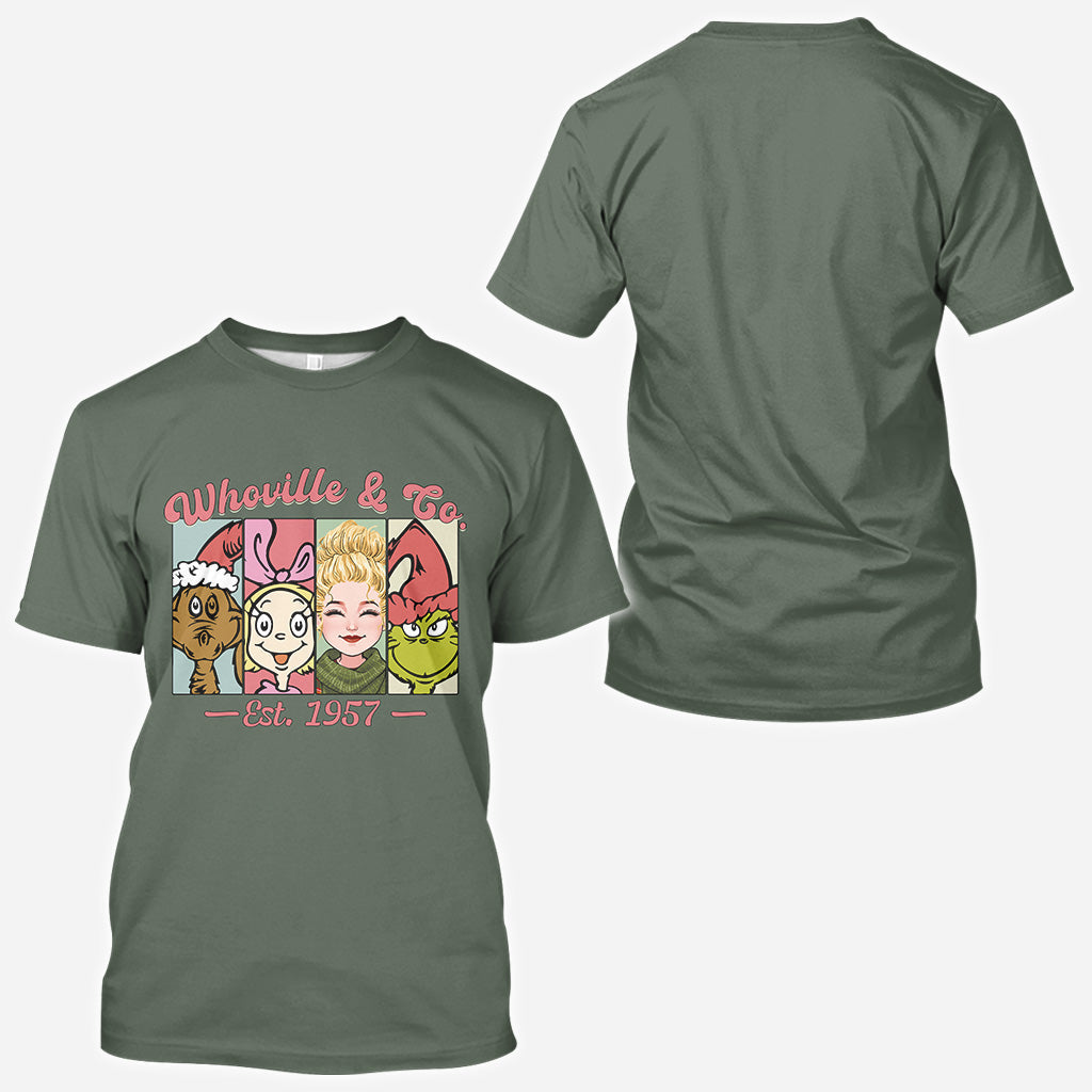Personalized Whoville & Co. Christmas All Over Shirt Gift All Over Shirt GradoCreations
