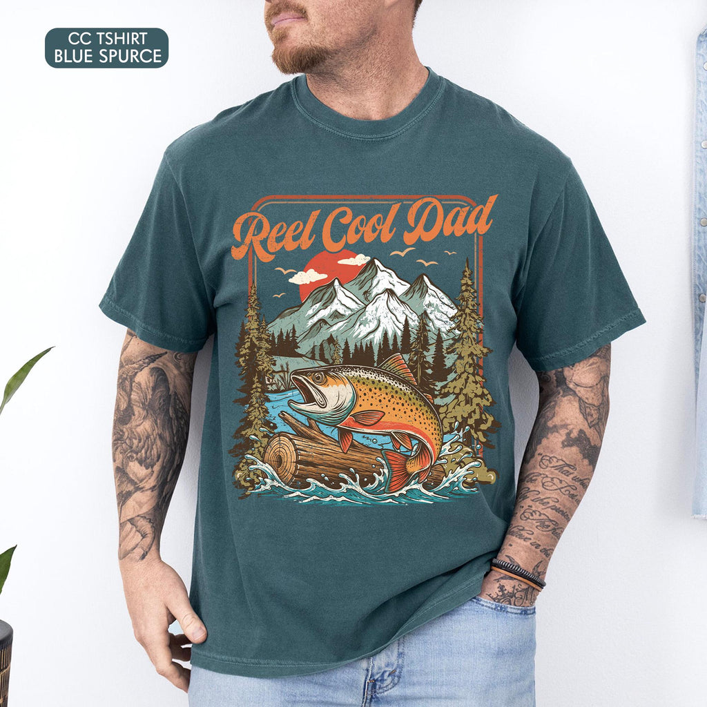 Personalized Fishing Dad Comfort Shirt Gift for Father's Day Comfort Shirt FIX GradoCreations