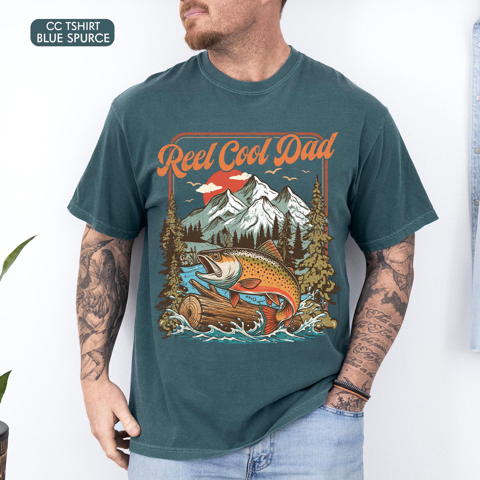 Personalized Fishing Dad Comfort Shirt Gift for Father's Day Comfort Shirt FIX GradoCreations