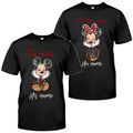 Personalized His & Her Mouse T-shirts Custom Name Gift T-shirt & Hoodie GradoCreations