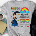 Personalized Teacher T-Shirt 100 Days of School Gift T-shirt & Hoodie GradoCreations