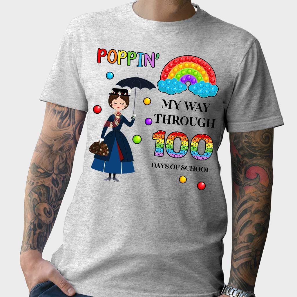 Personalized Teacher T-Shirt 100 Days of School Gift T-shirt & Hoodie GradoCreations