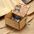 Personalized Hand Crank Music Box for Couples - You Are My Sunshine Gift Hand Crank Music Box GradoCreations