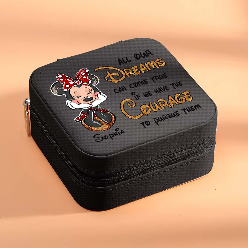 Personalized Mouse Jewelry Box Custom Name Pink Gift for Her Jewelry Box GradoCreations