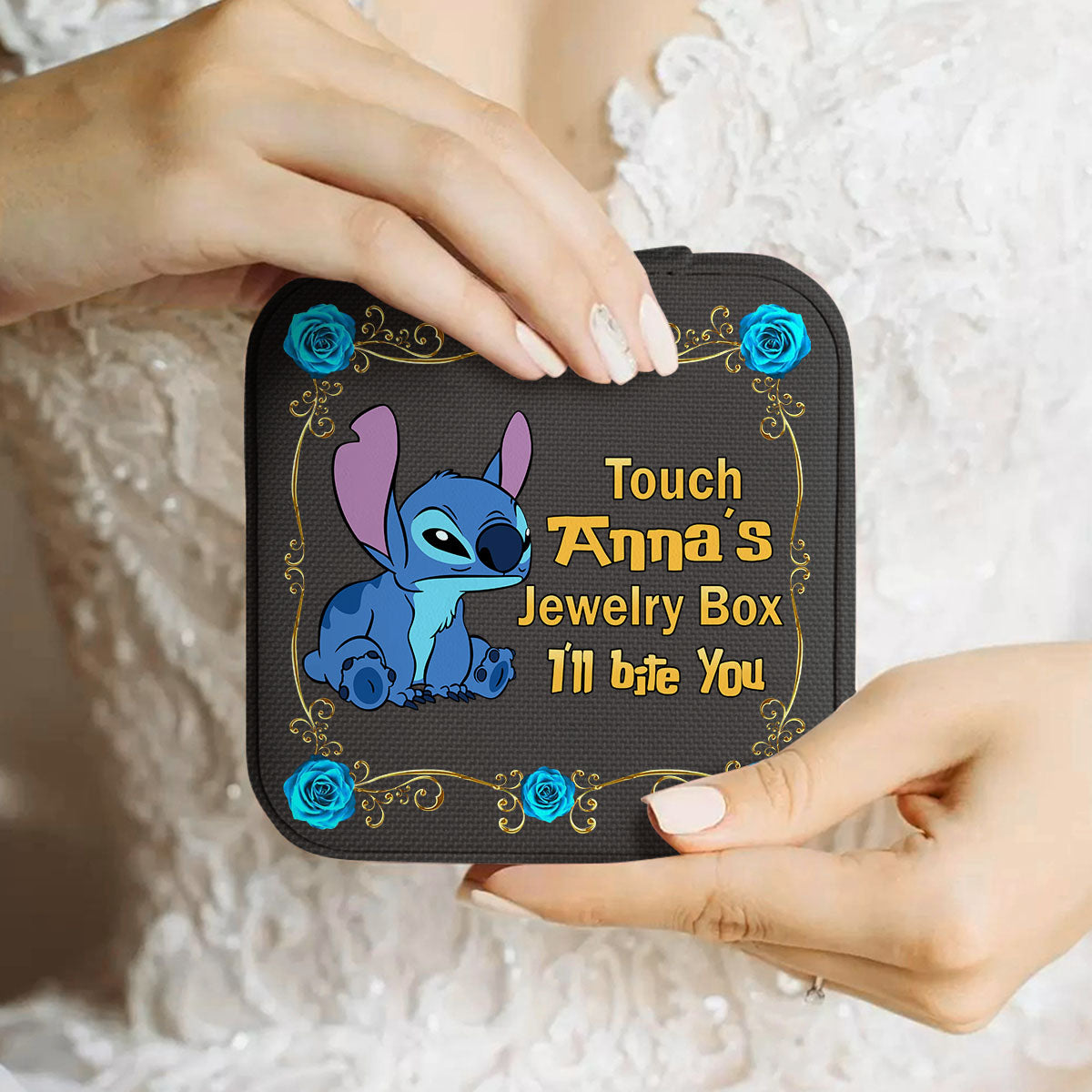 Personalized Ohana Jewelry Box Custom Name Gift for Her Jewelry Box GradoCreations