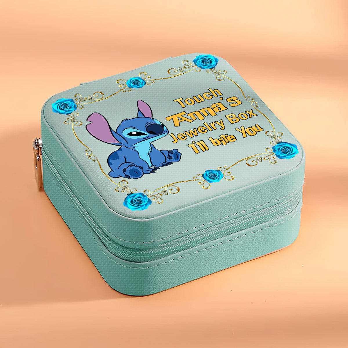 Personalized Ohana Jewelry Box Custom Name Gift for Her Jewelry Box GradoCreations