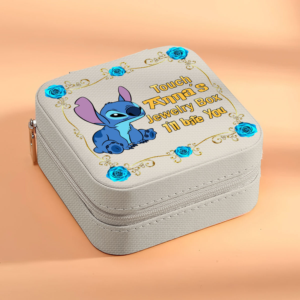 Personalized Ohana Jewelry Box Custom Name Gift for Her Jewelry Box GradoCreations