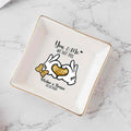 Personalized Couple Jewelry Dish Custom Name Gift for Anniversary Jewelry Dish GradoCreations