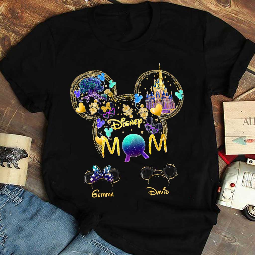 Personalized Disney Mom T-shirt Custom Name Gift for Mother's Day T-shirt & Hoodie GradoCreations