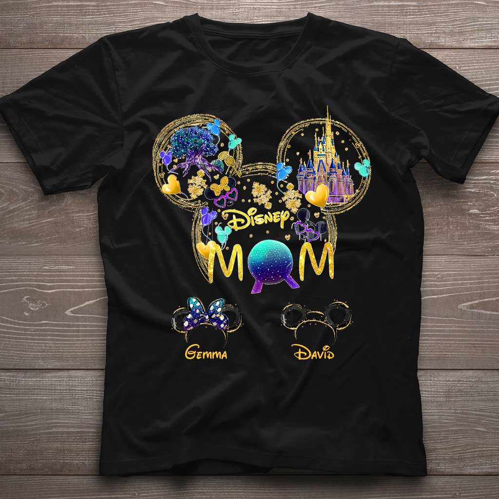Personalized Disney Mom T-shirt Custom Name Gift for Mother's Day T-shirt & Hoodie GradoCreations