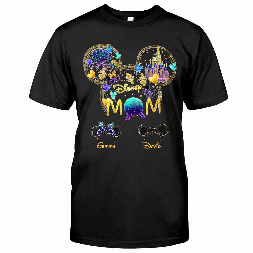 Personalized Disney Mom T-shirt Custom Name Gift for Mother's Day T-shirt & Hoodie GradoCreations