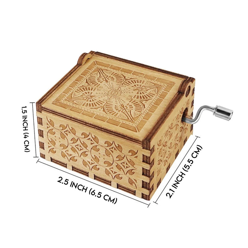 Personalized Hand Crank Music Box Couples Gift All of Me Loves Hand Crank Music Box GradoCreations