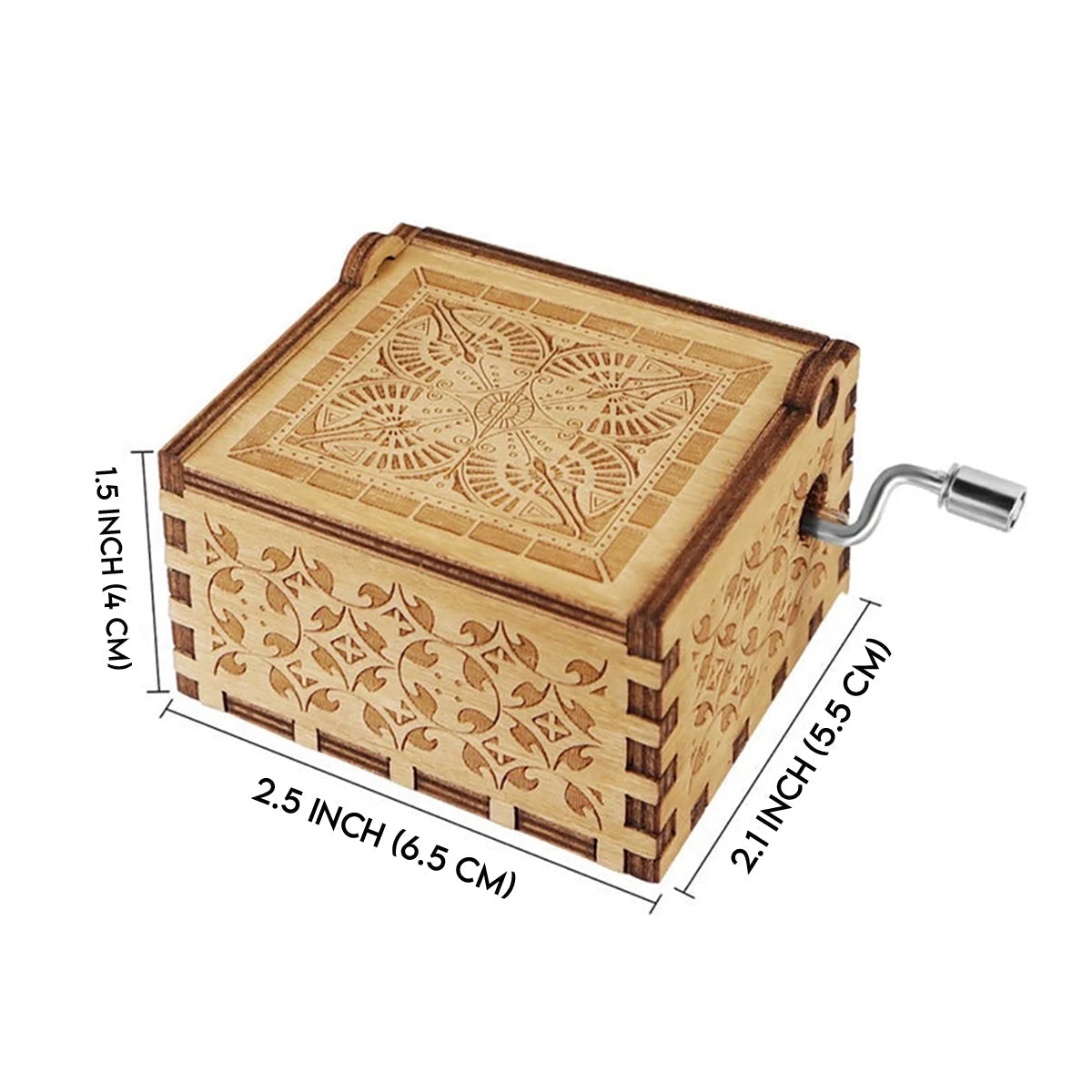 Personalized Hand Crank Music Box Couples Gift All of Me Loves Hand Crank Music Box GradoCreations