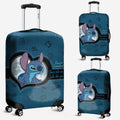 Personalized Luggage Cover with Fun Design for Travelers Luggage Cover GradoCreations