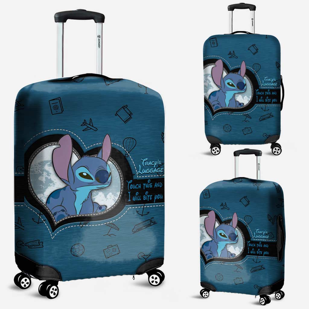 Personalized Luggage Cover with Fun Design for Travelers Luggage Cover GradoCreations