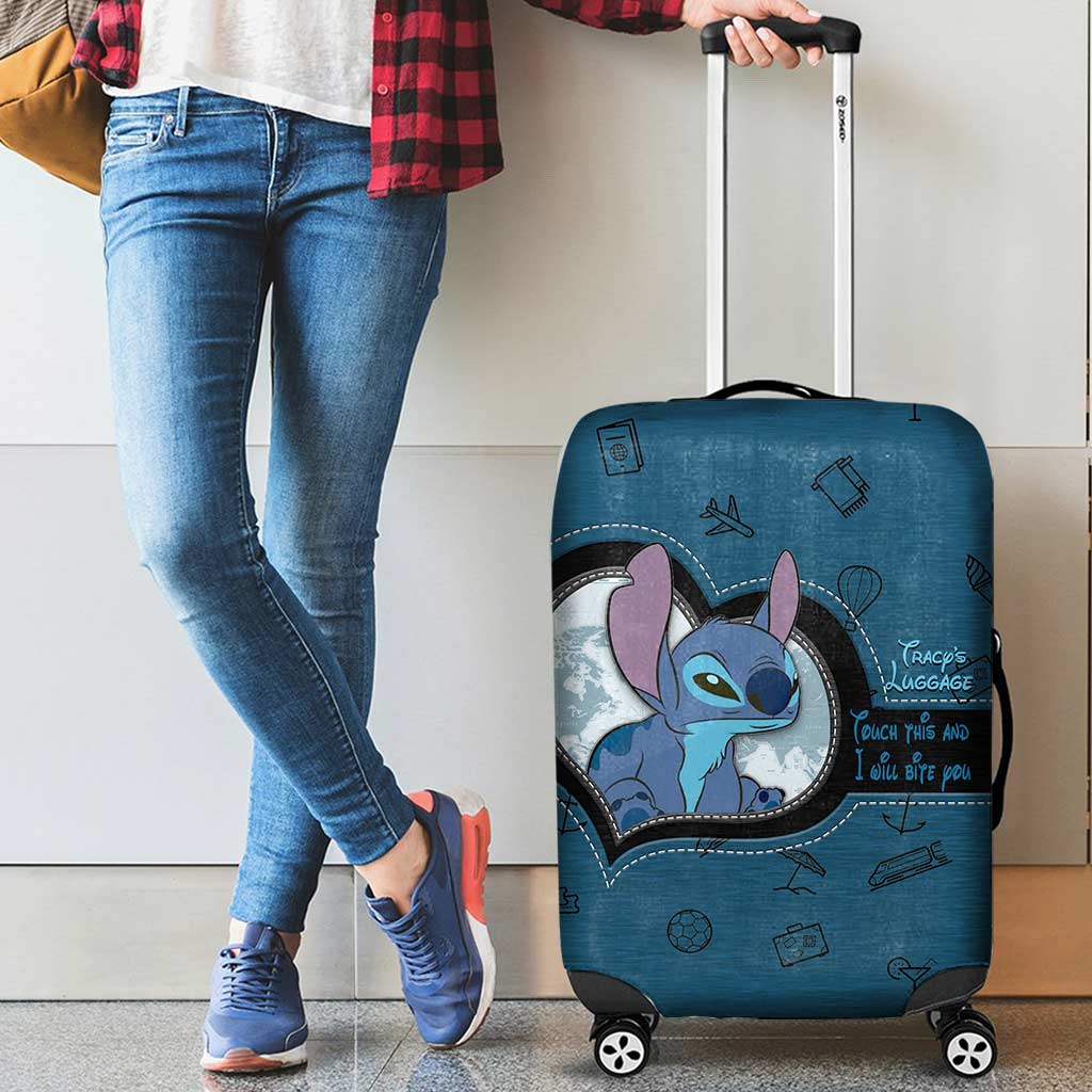 Personalized Luggage Cover with Fun Design for Travelers Luggage Cover GradoCreations