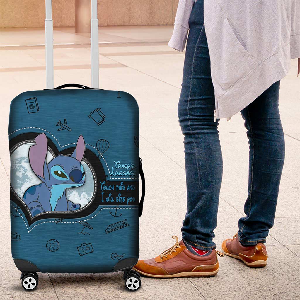 Personalized Luggage Cover with Fun Design for Travelers Luggage Cover GradoCreations