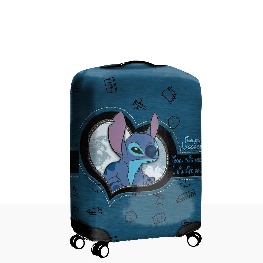 Personalized Luggage Cover with Fun Design for Travelers Luggage Cover GradoCreations