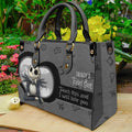 Personalized Leather Handbag with Quote for Travel Gift Leather Handbag GradoCreations