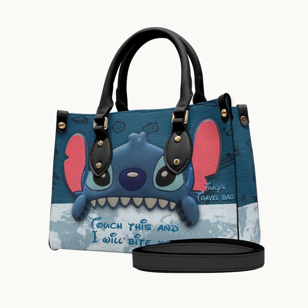 Personalized Leather Handbag with Fun Design - Gift for Women Leather Handbag GradoCreations