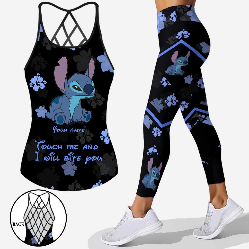 Personalized Ohana Cross Tank Top & Leggings Gift with Custom Name Cross Tank Top & Leggings GradoCreations