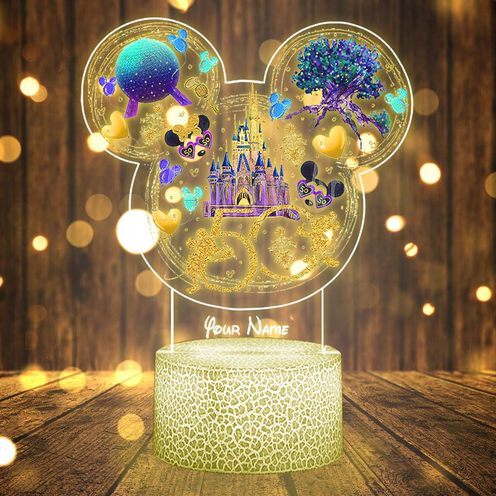 Personalized Mouse Shaped Plaque Light Base for Special Milestones Shaped Plaque Light Base GradoCreations