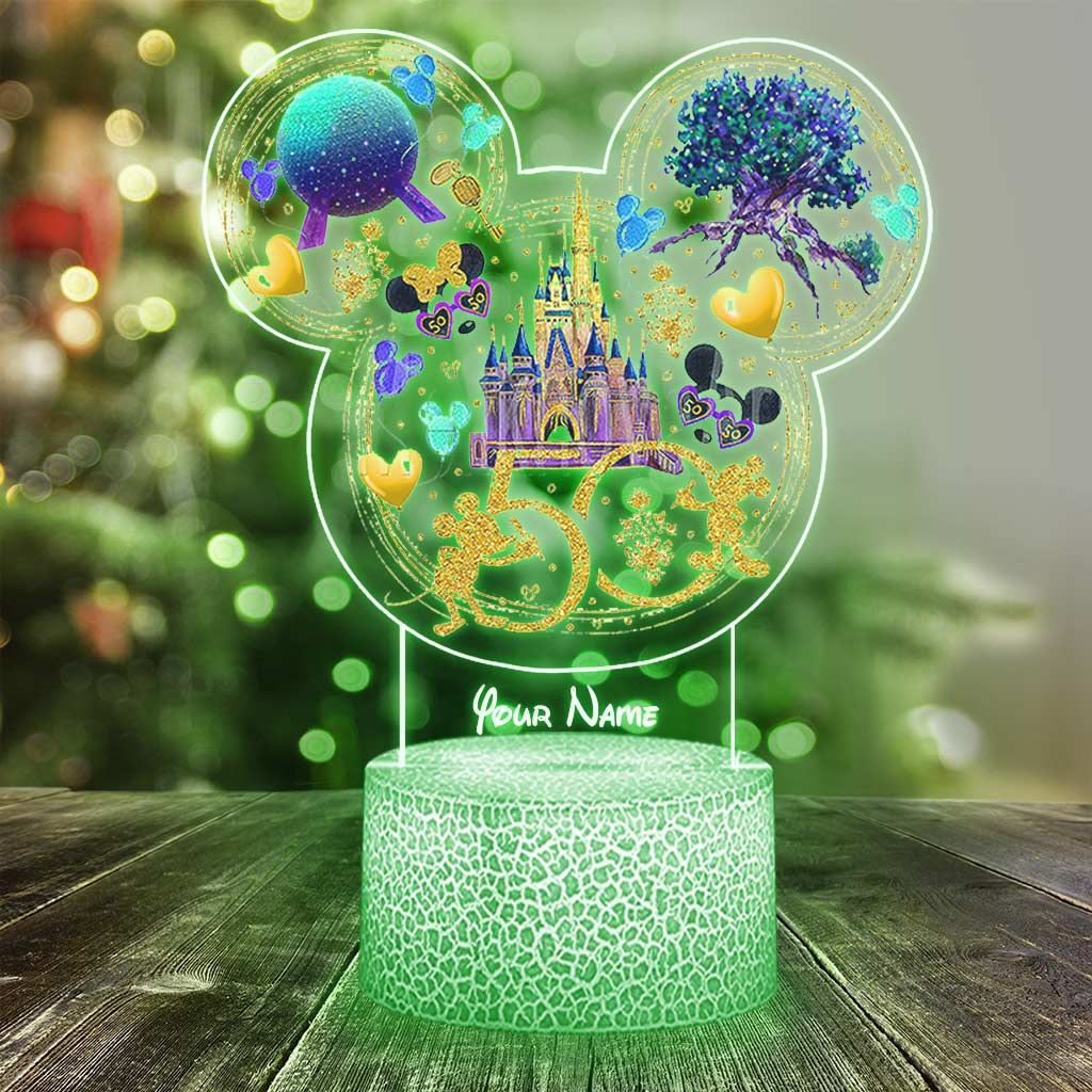Personalized Mouse Shaped Plaque Light Base for Special Milestones Shaped Plaque Light Base GradoCreations