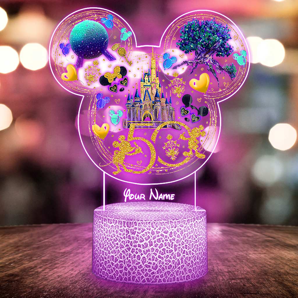 Personalized Mouse Shaped Plaque Light Base for Special Milestones Shaped Plaque Light Base GradoCreations