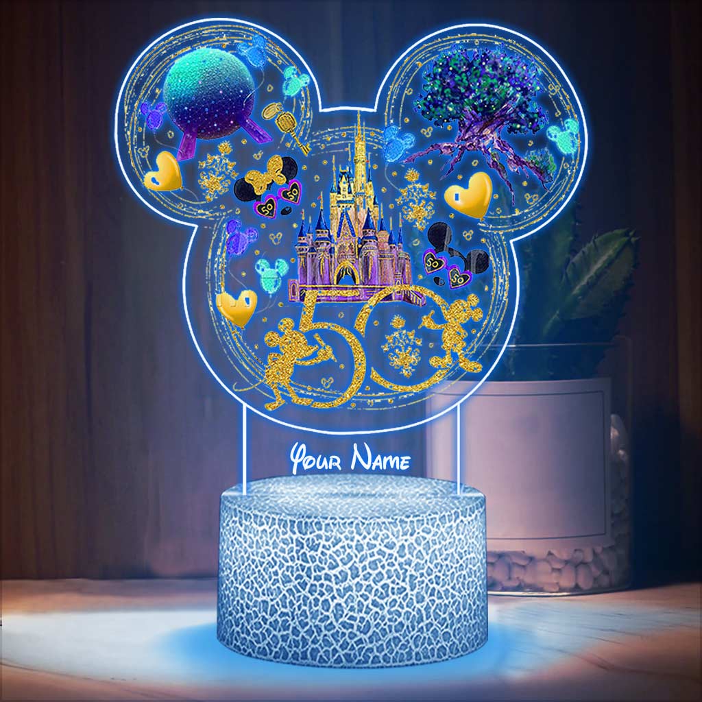Personalized Mouse Shaped Plaque Light Base for Special Milestones Shaped Plaque Light Base GradoCreations