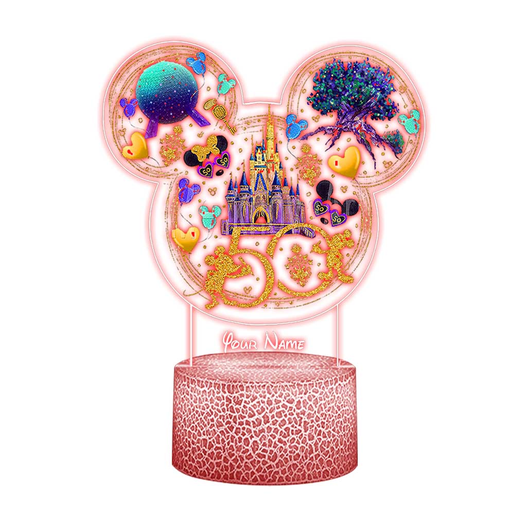 Personalized Mouse Shaped Plaque Light Base for Special Milestones Shaped Plaque Light Base GradoCreations