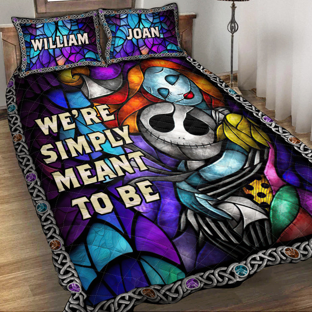 Personalized Nightmare Quilt Set Custom Names Unique Gift Quilt Set GradoCreations