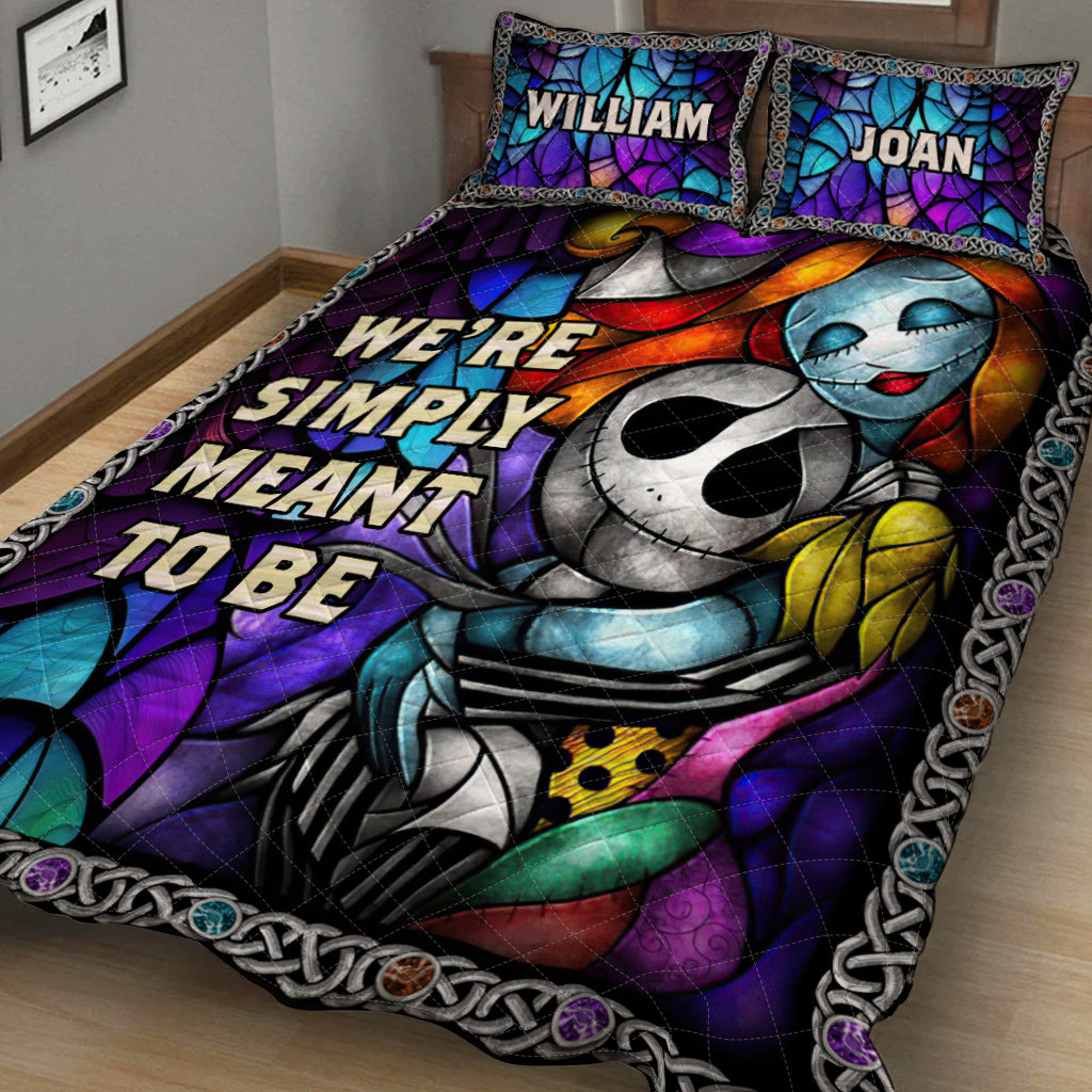 Personalized Nightmare Quilt Set Custom Names Unique Gift Quilt Set GradoCreations