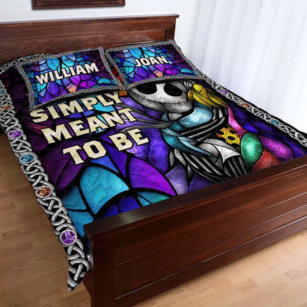 Personalized Nightmare Quilt Set Custom Names Unique Gift Quilt Set GradoCreations